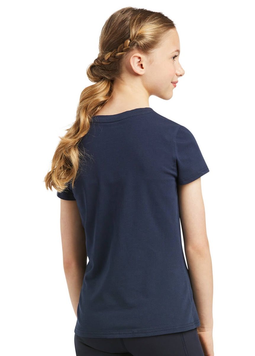 Ariat Someday T-Shirt Til Børn - Navy