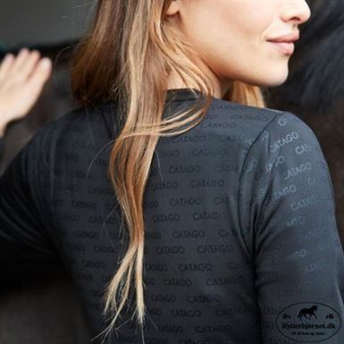 Catago Amina Langærmet T-Shirt - Sort