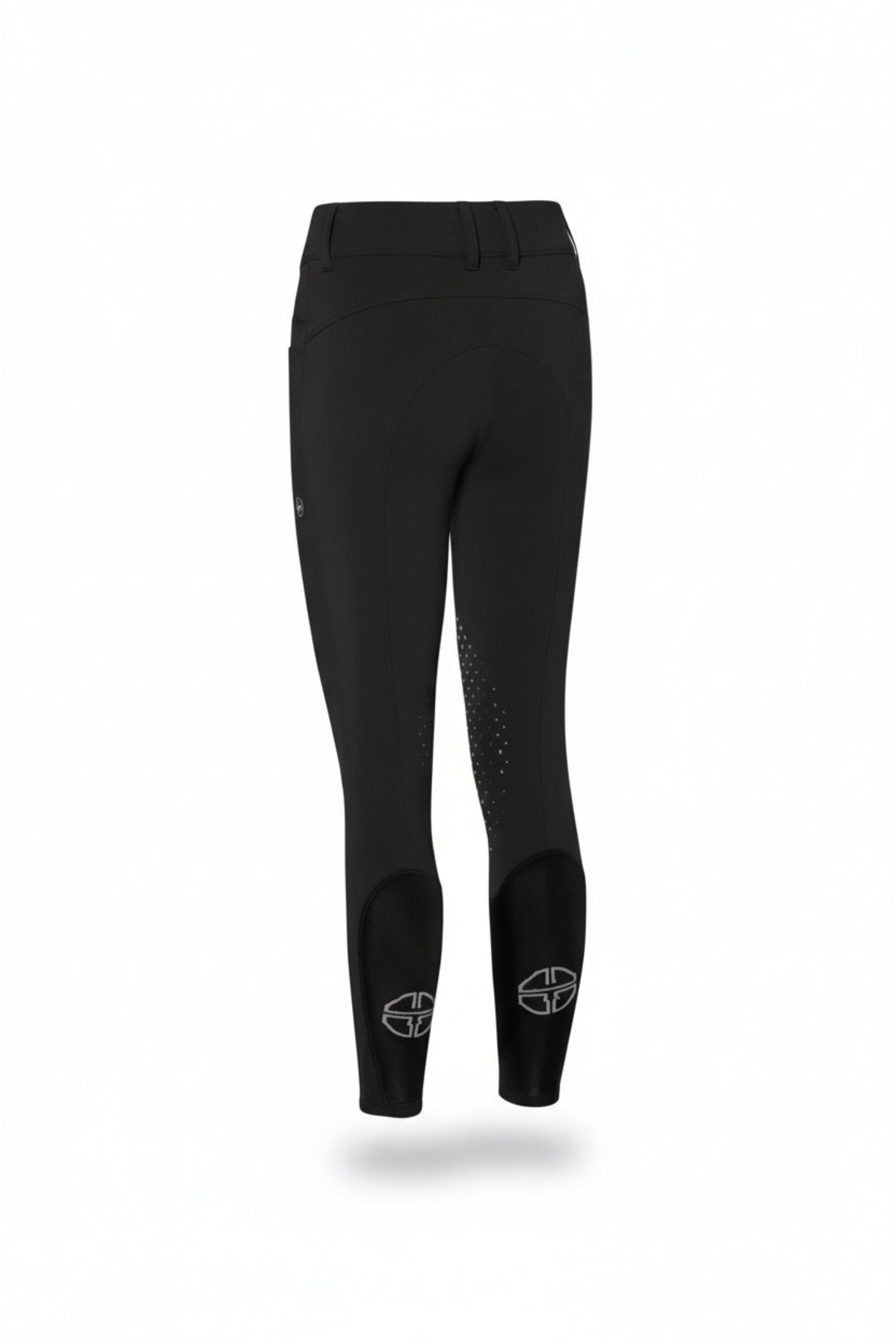 Trolle Projects Athl High Waist Ridebukser m. knægrip - Sort