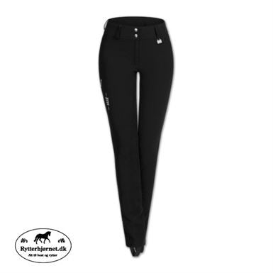 Jonka Thermo Jodhpurridebukser m. Fuldskind - Sort
