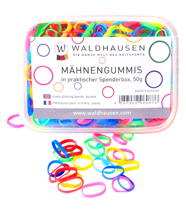 Waldhausen Manelastikker 50gr. - Multicolor