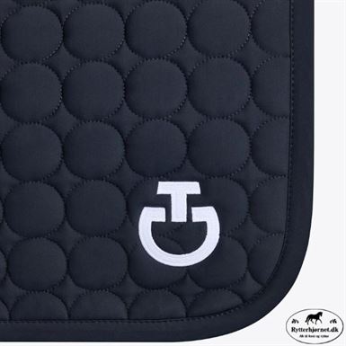 Cavalleria Toscana Circle Quilted Springunderlag - Navy