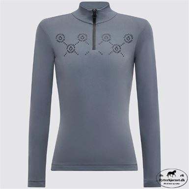 Cavalleria Toscana Mini Orbit Langærmet Turtleneck Til Børn - Grå 