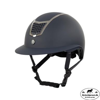 BR Lambda Plus Ridehjelm M. Bred Skygge - Navy/Gunmetal