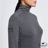 Cavalleria Toscana Tech Wool Turtleneck Shirt - Iron Grey