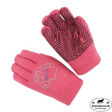 Equipage Magic Non Slip Handske Børn - Pink