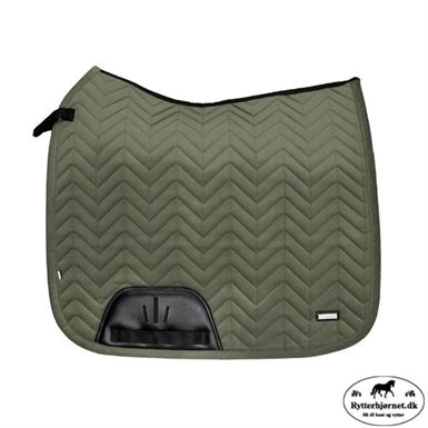 Kingsland Vigga Velvet Dressurunderlag - Green Beetle