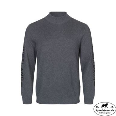 Kingsland Vikko Strikket Pullover Til Herre - Grey Forged Iron