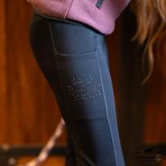 Equipage Sophia Vinter Tights M. Fuldgrip - Navy